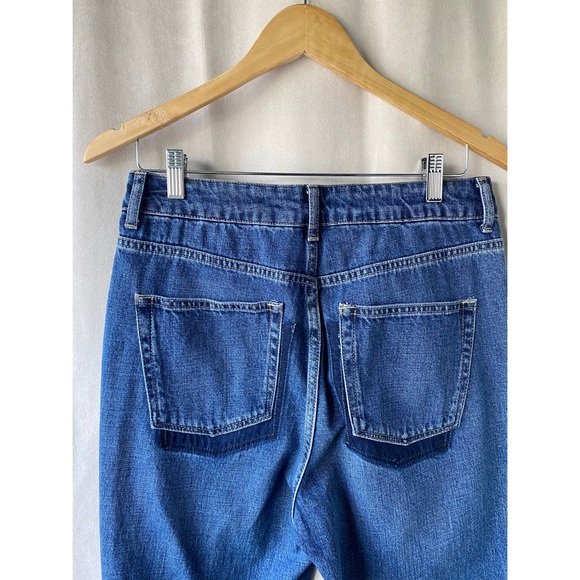 Topshop Mom Jeans with Stripe/Pocket Detail - Picture 5 of 6